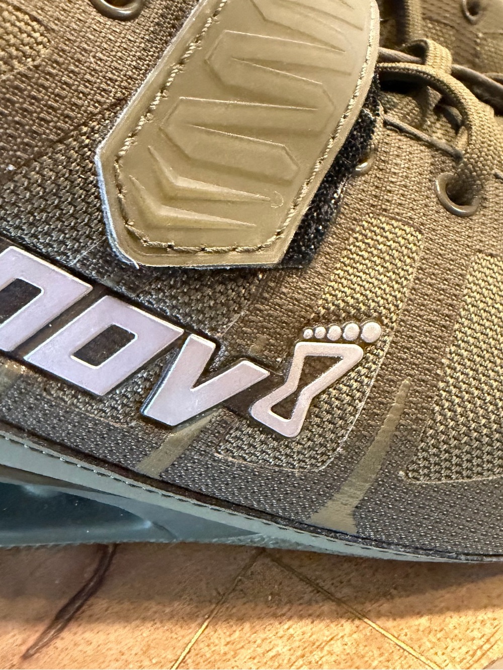 Inov-8 Olive Green Training Sneakers with Strap - Picture 4 of 7